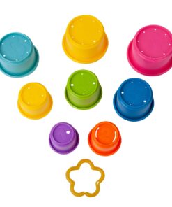 The First Years Stack & Count Stacking Cups - Toddler Toys - Learning and Baby Bath Toys for Kids - 8 Count 9 Piece Set 21 71b3dtxrakL