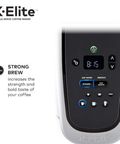 Keurig K-Elite Single-Serve K-Cup Pod Coffee Maker, Brushed Silver 34 71b3fPvc6gL