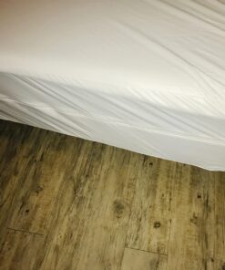 Linenspa Zippered Mattress Encasement - Waterproof & Bed Bug Proof - Premium Noiseless & Absorbent Cover – Queen, White 12" Depth 47 71b3nOZDF9L