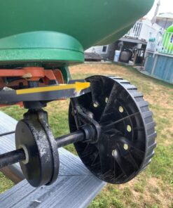 Scotts Elite Spreader for Grass Seed, Fertilizer, Salt and Ice Melt, Durable Push Spreader Holds up to 20,000 sq. ft Product Single Pack 52 71b47xnV49L