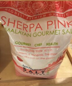 Sherpa Pink Himalayan Salt - 10 lb. Bulk Bag Fine Grain 10 Pound (Pack of 1) 22 71b53Op3gYL