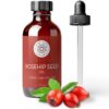 Pure Body Naturals Rosehip Oil Facial Oil for Face, Nails, Hair and Skin, Rosehip Seed Oil, 4 Fl. Ounce 4 Fl Oz (Pack of 1) 51 71b5XAZscfL