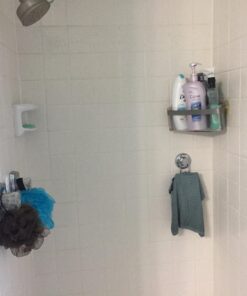 HASKO accessories - Powerful Vacuum Suction Cup Hooks Holder for Towel, Robe and Loofah - Stainless Steel Hook for Bathroom and Kitchen (Chrome) 38 71b6pod1V0L