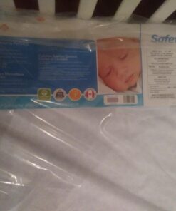 Safety 1st Heavenly Dreams Baby Crib & Toddler Bed Mattress, Waterproof Cover, Firm, Fits Standard Size Cribs & Toddler Beds, Blue 47 71b7sjrtWCL