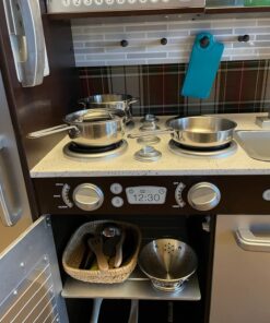 Melissa & Doug Stainless Steel Pots and Pans Pretend Play Kitchen Set for Kids (8 pcs) - Kids Kitchen Accessories Set, Toy Pots And Pans For Kids Kitchen, Cooking Toys For Kids Ages 3+ Silver 34 71b8MRCUtOL