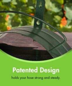 Yard Butler IHCWM-1 Wall Mount Deluxe Hose Hanger, 5/8", Weathered Verdigris Finish Classic 27 71b8SDQv43L