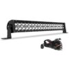 AUTOSAVER88 LED Light Bar 32 Inch Straight Work Light 4D 200W with 8ft Wiring Harness, 20000LM Offroad Driving Fog Lamp Marine Boating Light IP68 WATERPROOF Spot & Flood Combo Beam Light Bar (24 INCH) 22 inch Black 18 71b9QeAwLKL 4