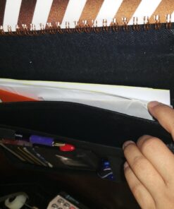 Case-it Executive Zippered Padfolio with Removable 3-Ring Binder and Letter Size Writing Pad, Black (PAD-40) Single PAD-40 65 71bAVKHic9L