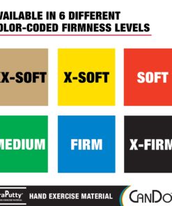 CanDo TheraPutty Standard Hand Exercise Putty For Rehabilitation, Exercises, Hand Therapy, Occupational Therapy, Hand Strengthening, Improve Motor Skills, Stress Relief XX-SOFT 1-pound 11 71bCCd2xwWL