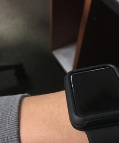 Armor Suit Apple Watch 42mm (Series 2/3 Compatible) Screen Protector (2 Pack) Full Coverage MilitaryShield Screen Protector For Apple Watch 42mm (Series 2/3 Compatible) -HD Clear Anti-Bubble 60 71bCP6dR 8L