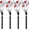 Majek Senior Men’s Golf All Hybrid Complete Full Set, which Includes: #3, 4, 5, 6, 7, 8, 9, PW Senior Flex with Premium Men's Arthritic Grip Right Handed Utility “A” Flex Clubs 38 71bCvdCq14L 3