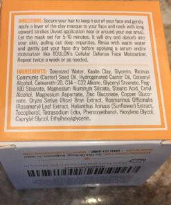TOULON Kaolin Clay Mask for Face with White Kaolin Mineral Clay. Soft Pure Healing Mask with Minerals to Reduce Wrinkles and Blackheads & Detox Skin - Improve Complexion for Women or Men 35 71bDRKhcqNL 3