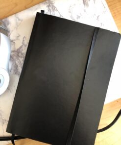 Pentalic Traveler Midnight Sketch Black Paper Journal, 160 Pages, Black (6" x 8") 6-inch x 8-inch, Black 38 71bDedIdcdL