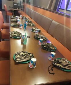 Adorox Tie-dyed Camouflage Drawstring Tote Bags Party Favors Arts & Crafts (Camouflage (12 Bags)) 21 71bFaWldZWL