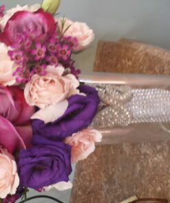 Silver Diamond Sparkling Rhinestone Mesh Ribbon for Event Decorations, Wedding Cake, Birthdays, Baby Shower, Arts & Crafts, 4.75" x 10 Yards, 24 Row, 1 Roll 51 71bGIP7BnpL 1