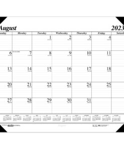 House of Doolittle 2016-2017 Monthly Desk Pad Calendar, Academic, 17 Month, 22 x 17