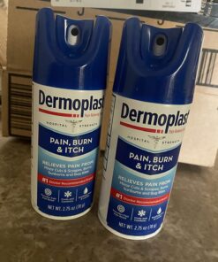 Dermoplast Pain, Burn & Itch Relief Spray for Minor Cuts, Burns and Bug Bites, 2.75 Oz (Packaging May Vary) Relief Spray (1 Pack) 38 71bHq1eBrUL 2