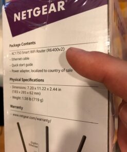NETGEAR Smart WiFi Router with Dual Band Gigabit for Amazon Echo/Alexa - AC1750 (R6400-100NAS) 33 71bIEfHH6bL