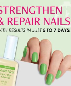 Nutra Nail 5 to 7 Day Growth Treatment - Fast Keratin Nail Hardener & Nail Strengthener for Thin Nails, Brittle & Damaged (0.47 Fl Oz) 0.50 Fl Oz (Pack of 1) 24 71bIW5qnoyL 1