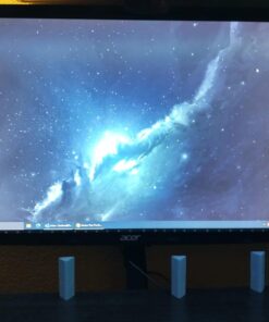 Mount-It! Single Monitor Arm Mount | Desk Stand | Heavy Duty Full Motion Height Adjustable | Fits 19 21 24 27 29 30 in VESA 75 100 Compatible Computer Screen | C-Clamp Base | Holds up to 33 Lbs 42 71bJ0tLtxKL