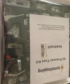 Professional Domestic 42 PCS Sewing Machine Sewing Foot Presser Foot Set with Manual for Brother, Singer, Babylock, Janome, Elna, Toyota, New Home, Simplicity and Kenmore Low Shank Sewing Machines 26 71bJ1dWITuL