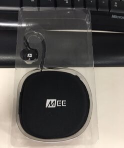 MEE audio M6 Sport Wired Earbuds, Noise Isolating In Ear Headphones, Sweatproof Earphones for Running/Gym/Workouts with Dynamic Enhanced Bass Sound, Memory Wire Earhooks, 3.5mm Jack Plug (Black) Black Regular 3.5mm Wired 44 71bJ4vNdMdL