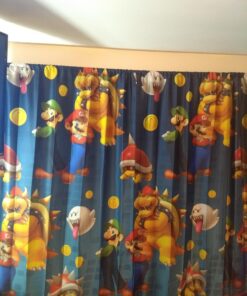 Franco Kids Room Darkening Window Curtain Panel, 42 in x 63 in, Super Mario 31 71bN4o5hGlL