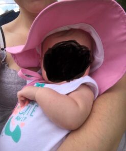 i play. Baby Girls' Brim Hat | All-Day UPF 50+ Sun Protection for Head, Neck, & Eyes 0-6 Months Light Pink 31 71bNcUAYJL