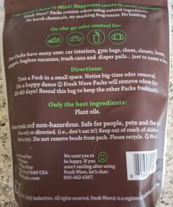 Fresh Wave Lavender Odor Eliminating & Deodorizing Packs | Bag of 6 & Fresh Pod Case | Safer Odor Relief for Small Spaces | Natural Plant-Based Odor Eliminator | Odor Absorbers for Home 25 71bNtvk2L