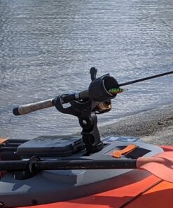YakAttack Omega Fishing Rod Holder with Track Mounted LockNLoad Mounting System, Pro and Standard Edition - Multiple Colors | Kayak Fishing Accessories Without Mount Track 34 71bPOv1w4EL