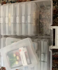 IRIS Extra Large 4" x 6" Photo and Embellishment Craft Keeper, 2 Pack, Clear 47 71bPeMSKf5L