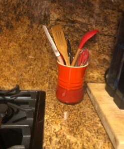 Le Creuset Stoneware Utensil Crock, 1 qt., Cerise 1 Qt. 7 71bQ8MVVFtL