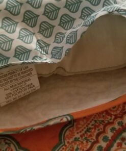 Lush Décor Harley Quilt Damask Pattern Reversible 5 Piece Bedding Set, King, Tangerine 61 71bQZ72x03L