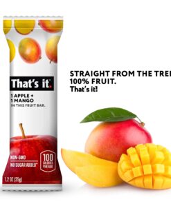 That's it. Variety Pack 100% Natural Real Fruit Bar, Best High Fiber Vegan, Gluten Free Healthy Snack, Paleo for Children & Adults, Non GMO No Added Sugar, No Preservatives Energy Food (12 Pack) 12 Count (Pack of 1) 15 71bQjmw4goL