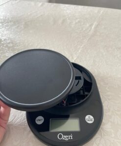 Ozeri Pronto Digital Multifunction Kitchen and Food Scale, All Black 34 71bSmCV9nQL