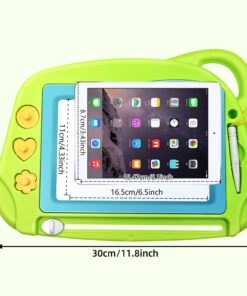 AiTuiTui Magnetic Drawing Board Mini Travel Doodle, Erasable Writing Sketch Colorful Pad Area Educational Learning Toy for Kid/Toddlers/Babies with 3 Stamps and 1 Pen (Green) Green 26 71bTOUgXZEL