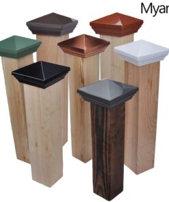 Myard PNP 115445W Screw-Free Universal Fence Pyramid Top Cap fits Post 4 x 4 Inches (Actual Post Size 3.5 x 3.5) (Qty 1, White) 15 71bUMH6sHoL