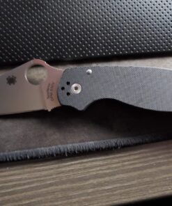 Spyderco Para 3 Signature Folding Utility Pocket Knife with 2.95" Stainless Steel Blade and G-10 Handle - Everyday Carry - PlainEdge - C223GP 36 71bUTW1eakL