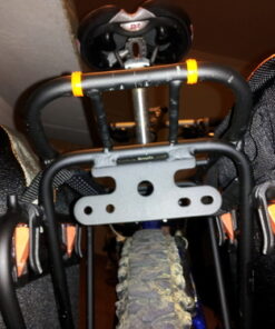 Ibera Bike Rack - Bicycle Touring Carrier Plus+ for Disc Brake/Non-Disc Brake Mount, Fat Tire Bikes, Frame-Mounted for Heavier Top & Side Loads, Height Adjustable for 26"-29" Frames Non-disc Brake 69 71bUW6PSJfL