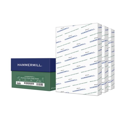 Hammermill Cardstock, Premium Color Copy, 100 lb, 18 x 12-3 Pack (750 Sheets) - 100 Bright, Made in the USA Card Stock, 133201C 3 Pack | 750 Sheets 18x12