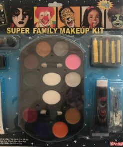Kangaroo Halloween Super Family Makeup Kit: Professional SFX Face & Body Paint for Zombie Cosplay, Injuries, & Blood Effects 75 71bWqG49yTL 2