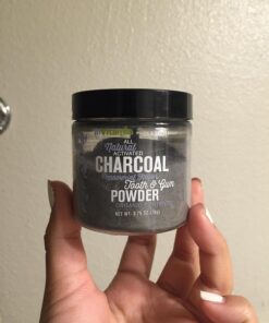 Whitening Tooth Powder with Activated Charcoal for Teeth and Gums (Cool Peppermint) - Safe on Enamel, Detoxifying, Plant-Based and Cruelty Free 2.75 Ounce (Pack of 1) 28 71bWwcfuBoL