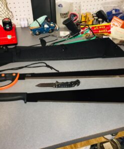 Cold Steel 97TMSTS Machete, All Terrain Chopper w/Sheath, One Size 34 71bYjHlxMdL