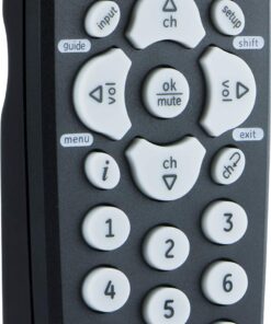 GE Universal Remote Control for Samsung, Vizio, LG, Sony, Sharp, Roku, Apple TV, TCL, Panasonic, Smart TVs, Streaming Players, Blu-ray, DVD, 4-Device, Black, 34708 1 Pack 10 71bYnrAHH0L