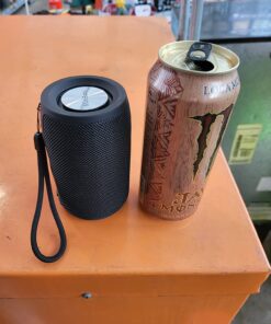 MusiBaby M68 Wireless Bluetooth Speaker, Portable, Waterproof, 1500 Minute Playtime, Dual Pairing, 360 Stereo Sound, Amazing Bass, Black 40 71bZjEMp9L