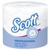 Scott® Professional Standard Roll Toilet Paper (04460), with Elevated Design, 2-Ply, White, Individually wrapped, (550 Sheets/Roll, 80 Rolls/Case, 44,000 Sheets/Case) 550 sheet (Pack of 80) 33 71baKb2TcSL