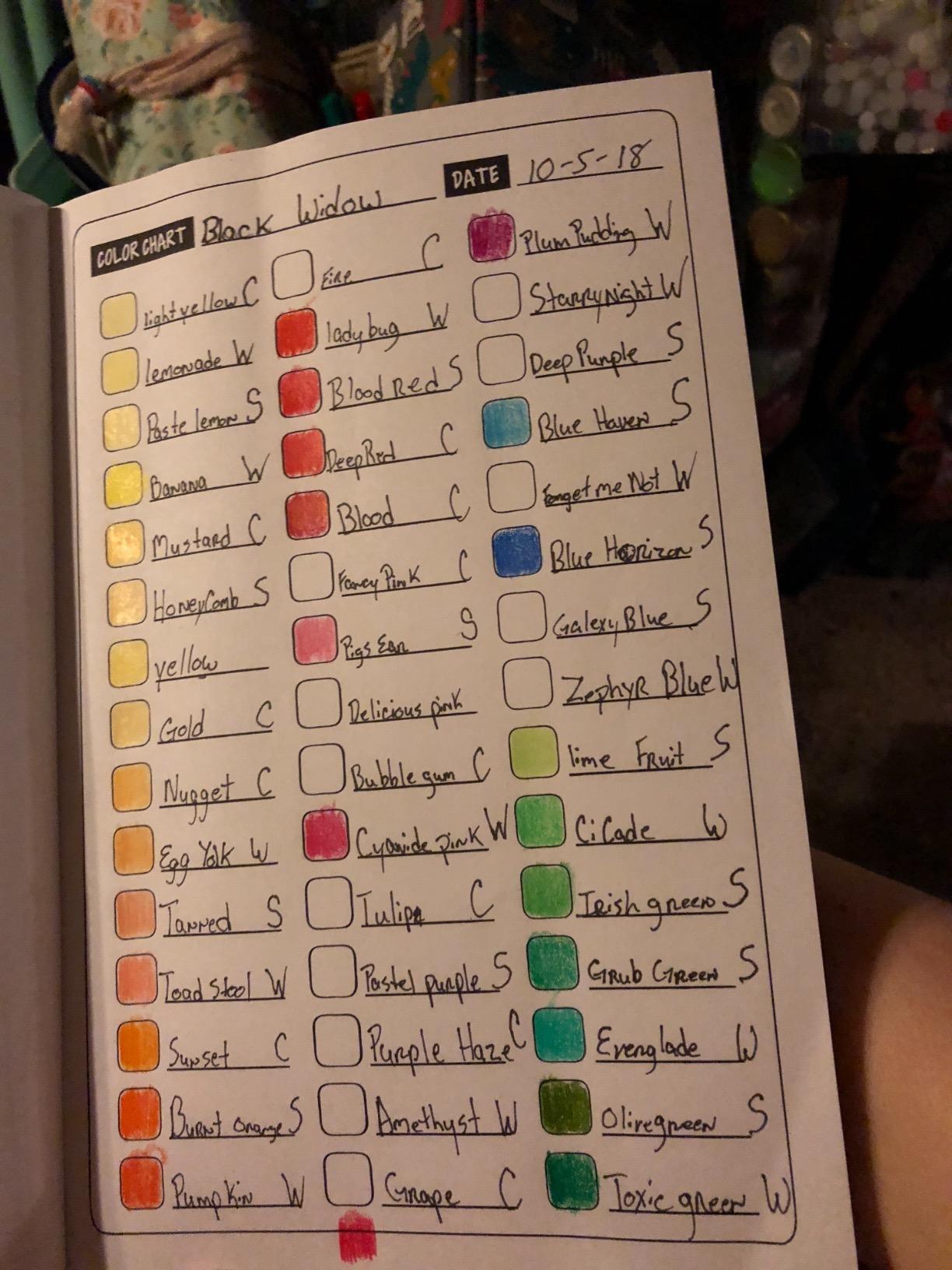 Color Charts: Color Collection Edition: 50 Color Charts to record your color collection all in one place 22 Color Charts: Color Collection Edition: 50 Color Charts to record your color collection all in one place - Image 22