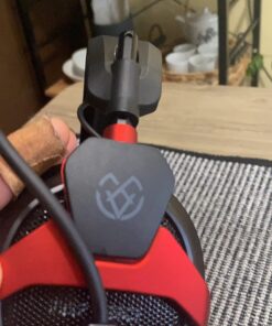 Tatybo Gaming Headset with 7.1 Surround Sound for PC PS4 PS5, USB & 3.5mm PC Headset with Noise Cancelling Microphone, Gaming Headphones for Switch Laptop Xbox one Black and Red 33 71bcJNkbSxL 1