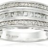 Amazon Collection Sterling Silver Diamond Band Ring 7 0.5 carat 4 71bcJpKadYL
