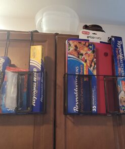 SimpleHouseware Over Cabinet Door Organizer, Mesh Bronze Brown 47 71bdDr49sEL